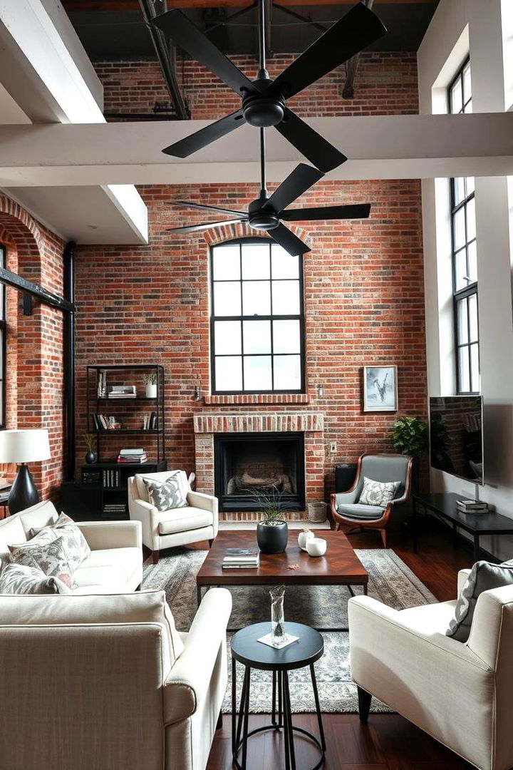 Urban Industrial Influence - 22 Cream and Black Living Room Ideas