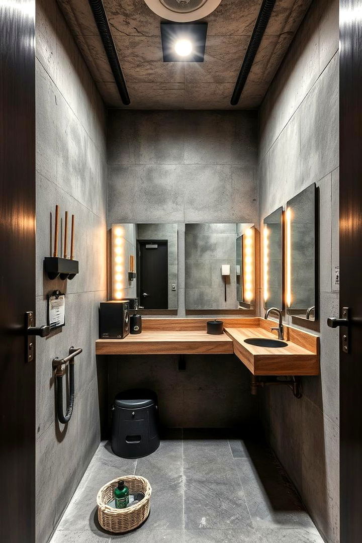 Urban Industrial Makeup Room - 22 Makeup Room Ideas