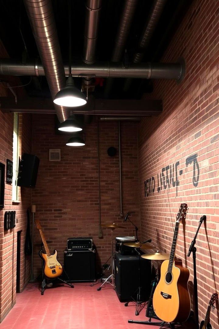 Urban Industrial Sound - 22 Music Room Ideas