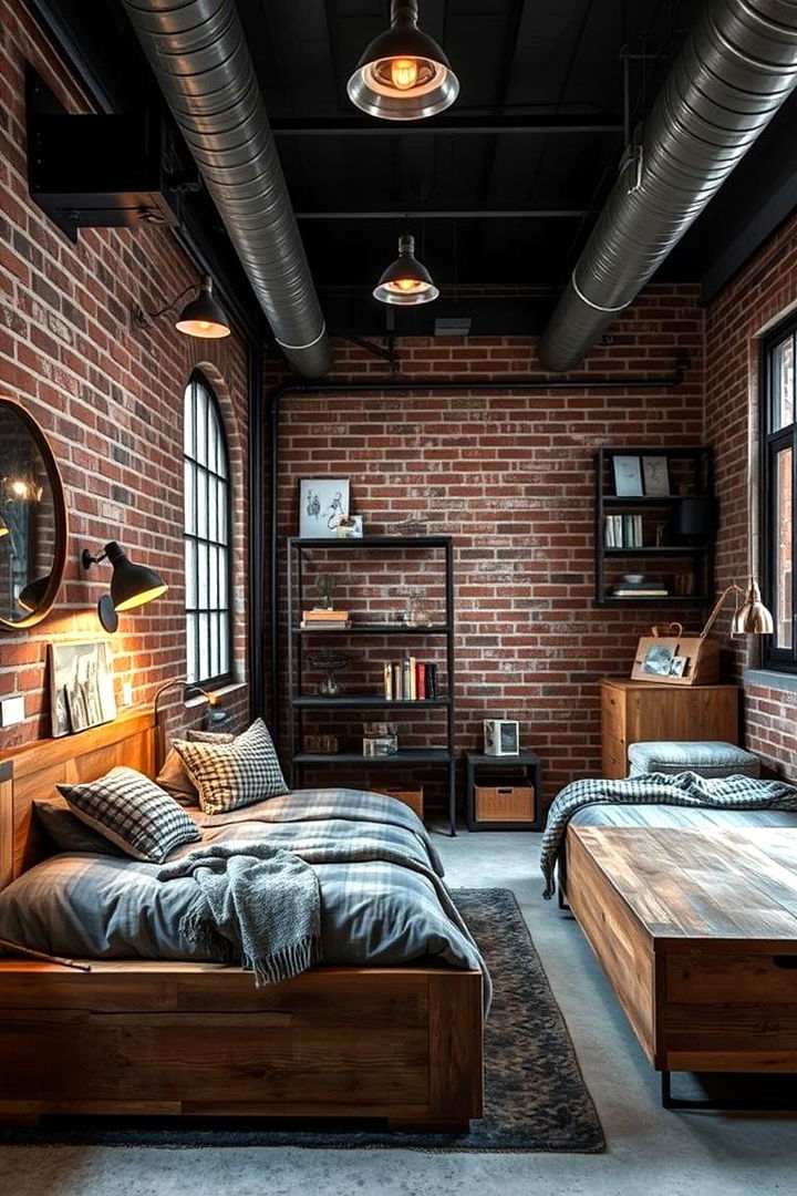 Urban Industrial Style - 22 Boys Room Ideas