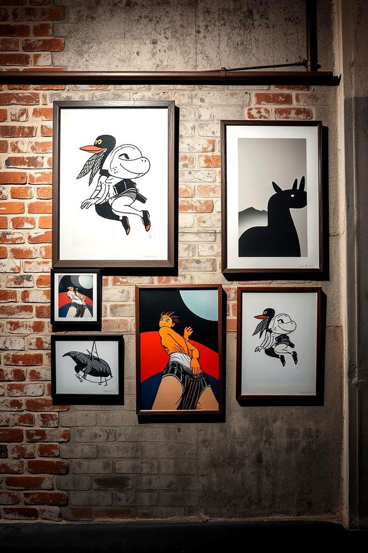 Urban Industrial Style - 22 Gallery Wall Ideas