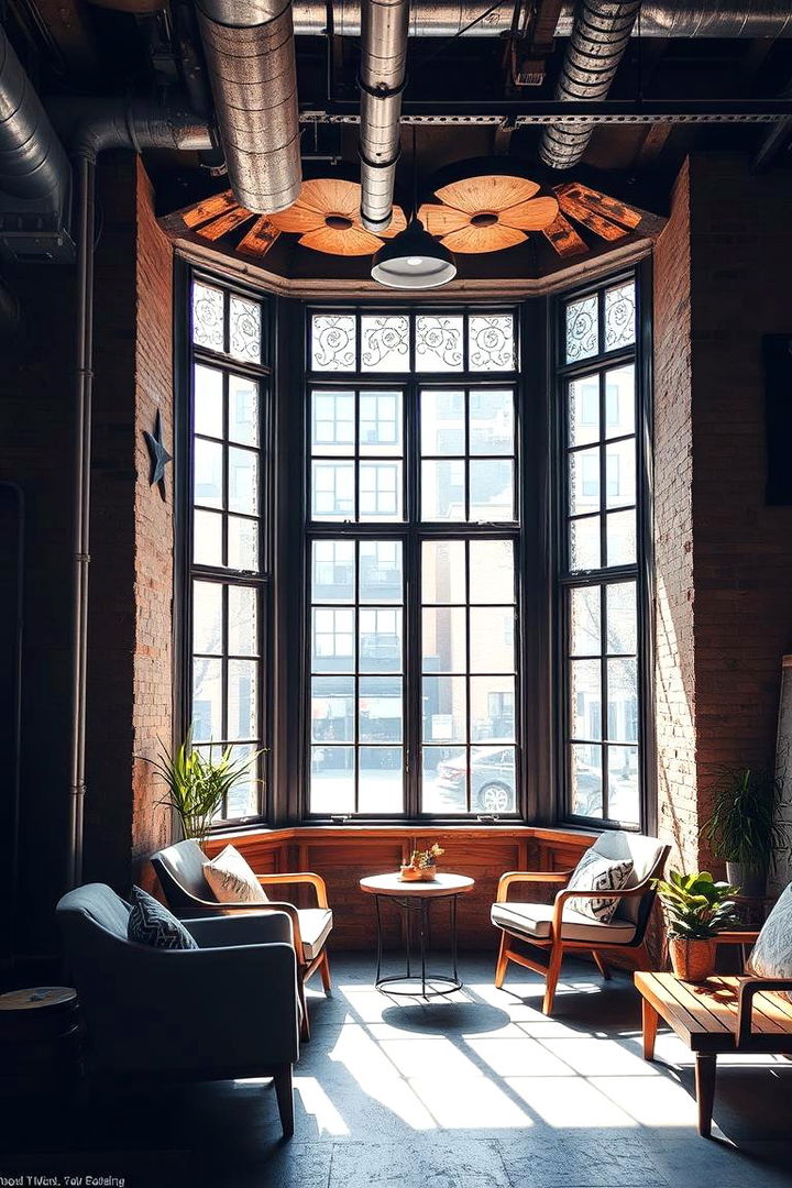 Urban Industrial Style - 22 Bay Window Ideas