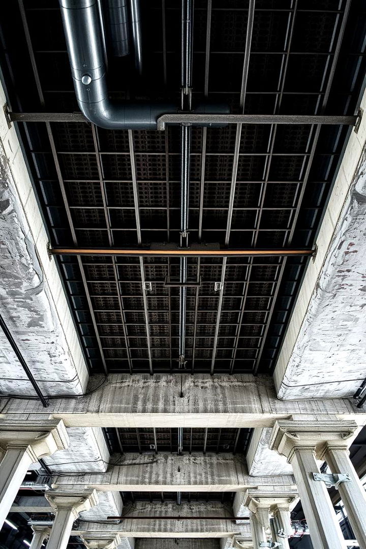 Urban Industrial Twist - 22 Coffered Ceiling Ideas