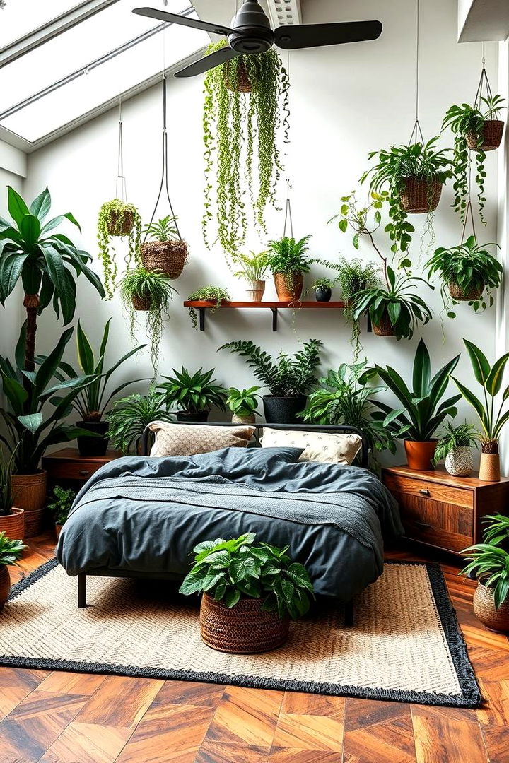 Urban Jungle Chic Mix for City Dwellers - 22 Green and Brown Bedroom Ideas