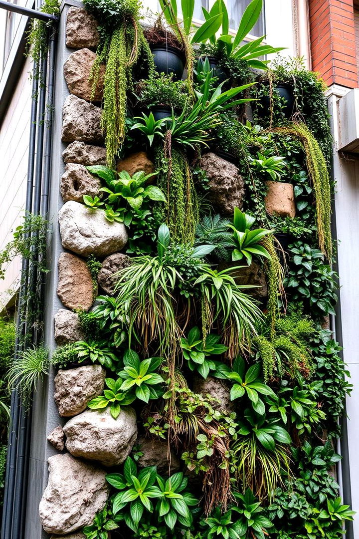 Urban Jungle Vertical Oasis - 22 Vertical Garden Ideas