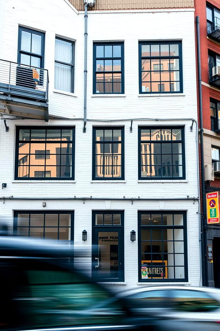 Urban Loft Industrial - 22 White Home Exterior Ideas