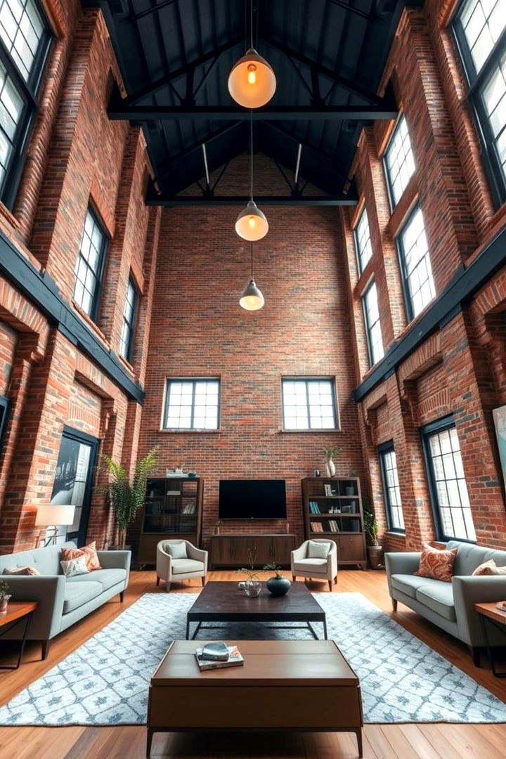 Urban Loft Inspiration - 22 Living Room Vaulted Ceiling Ideas