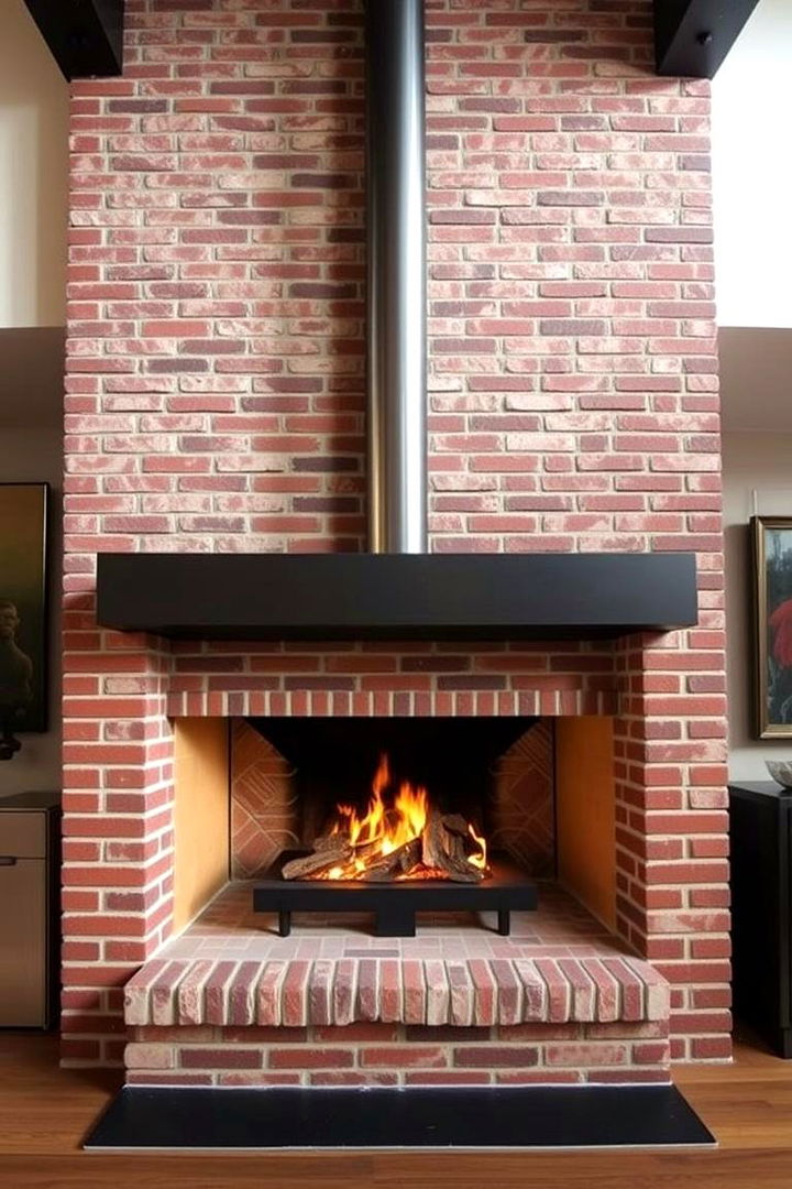 Urban Loft Inspired Double Faced Fireplaces - 22 Double-sided Fireplace Ideas