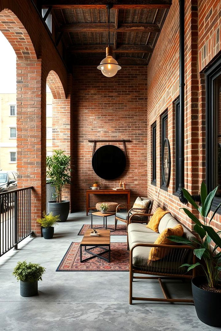 Urban Loft Inspired Space - 22 Open Gable Porch Ideas