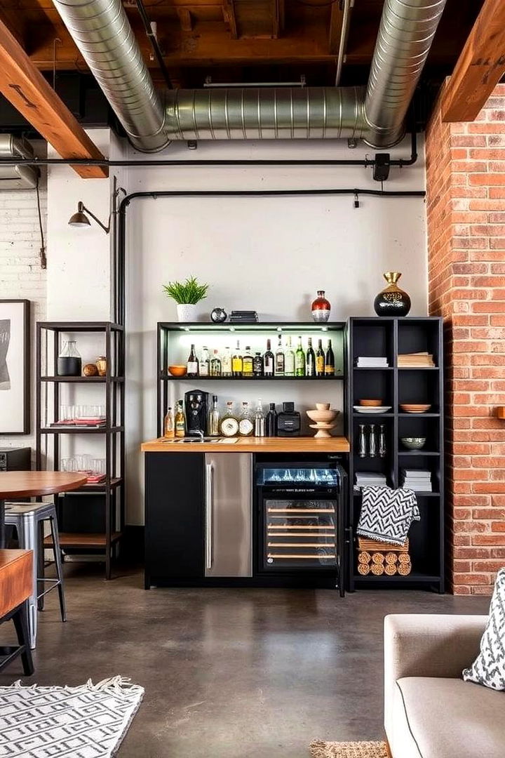 Urban Loft Mini Bar - 22 Mini Bar Ideas