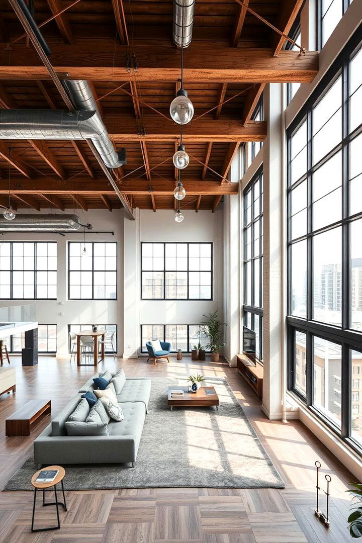 Urban Loft Sanctuary - 22 Black Man Cave Ideas