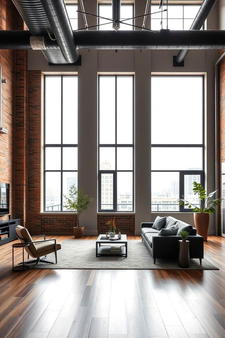Urban Loft Style Features - 22 Condo Living Room Ideas