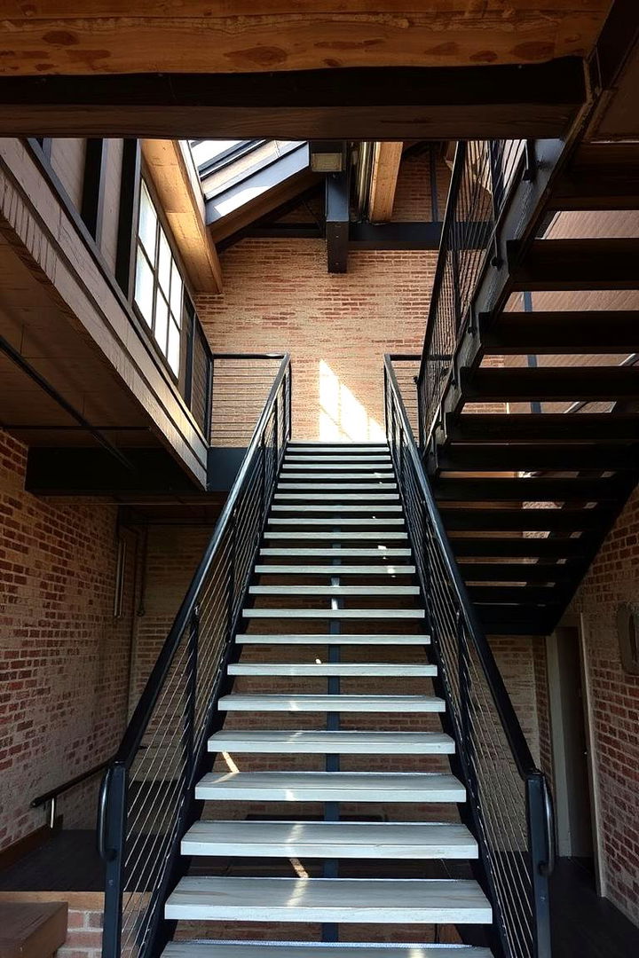 Urban Loft Style Open Staircases - 22 Open Staircase Ideas
