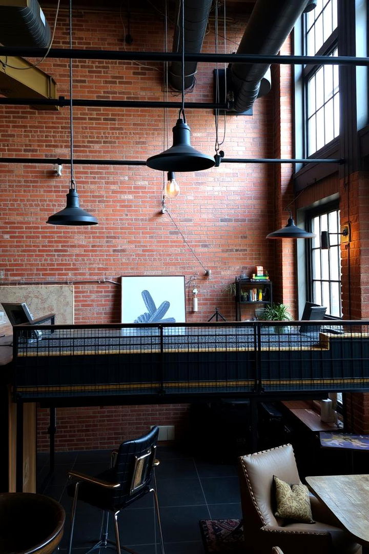 Urban Loft with Industrial Edge - 22 Black and Brown Living Room Ideas