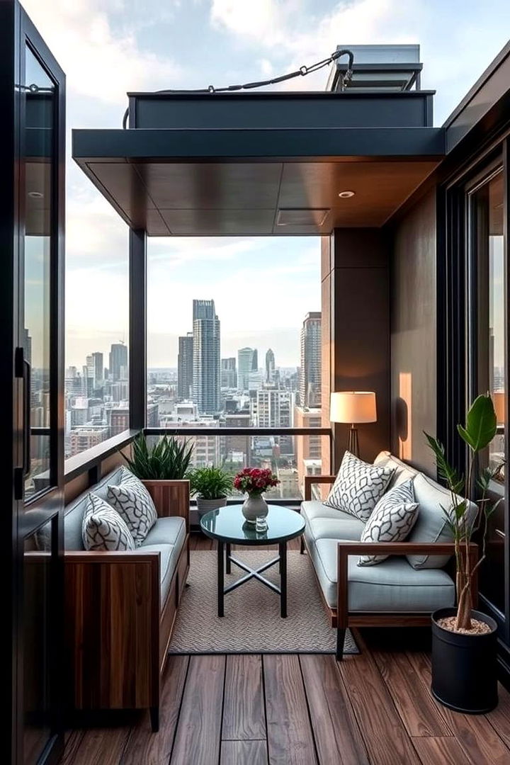 Urban Mini Villa Aesthetic - 22 Balcony Over Garage Ideas