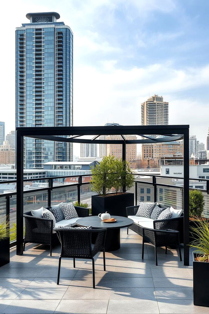 Urban Modern Minimalism - 22 patio with a gazebo ideas