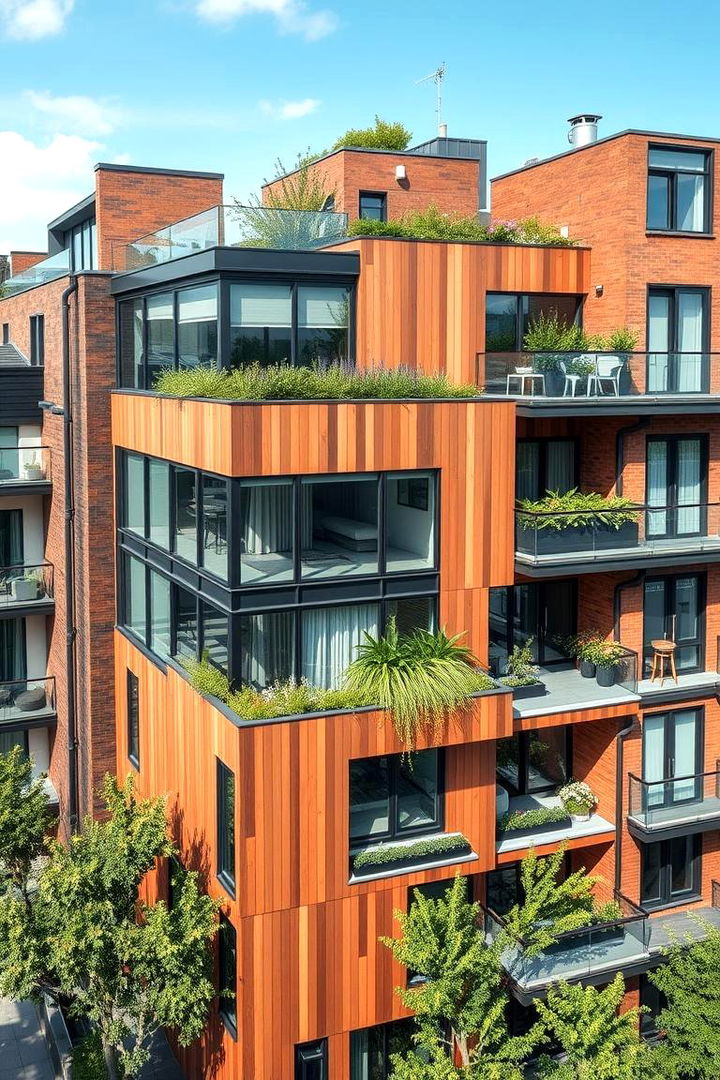 Urban Naturalism - 22 Home Designs Using Natural Clay Siding Colors