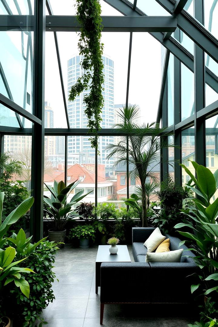 Urban Oasis Conservatory - 22 Greenhouse Room Ideas