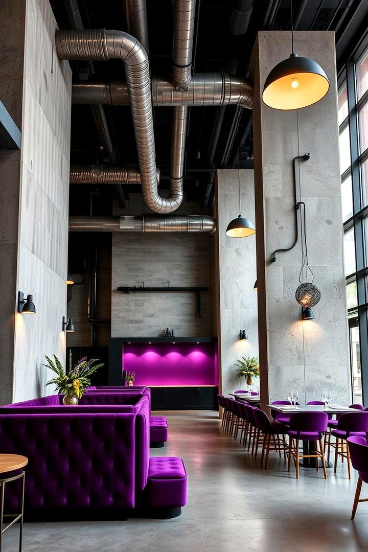 Urban Purple Chic - 22 Purple Wedding Theme Ideas