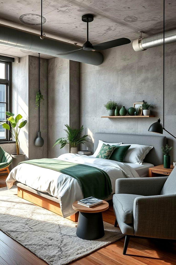 Urban Retreat - 22 Green and Grey Bedroom Ideas