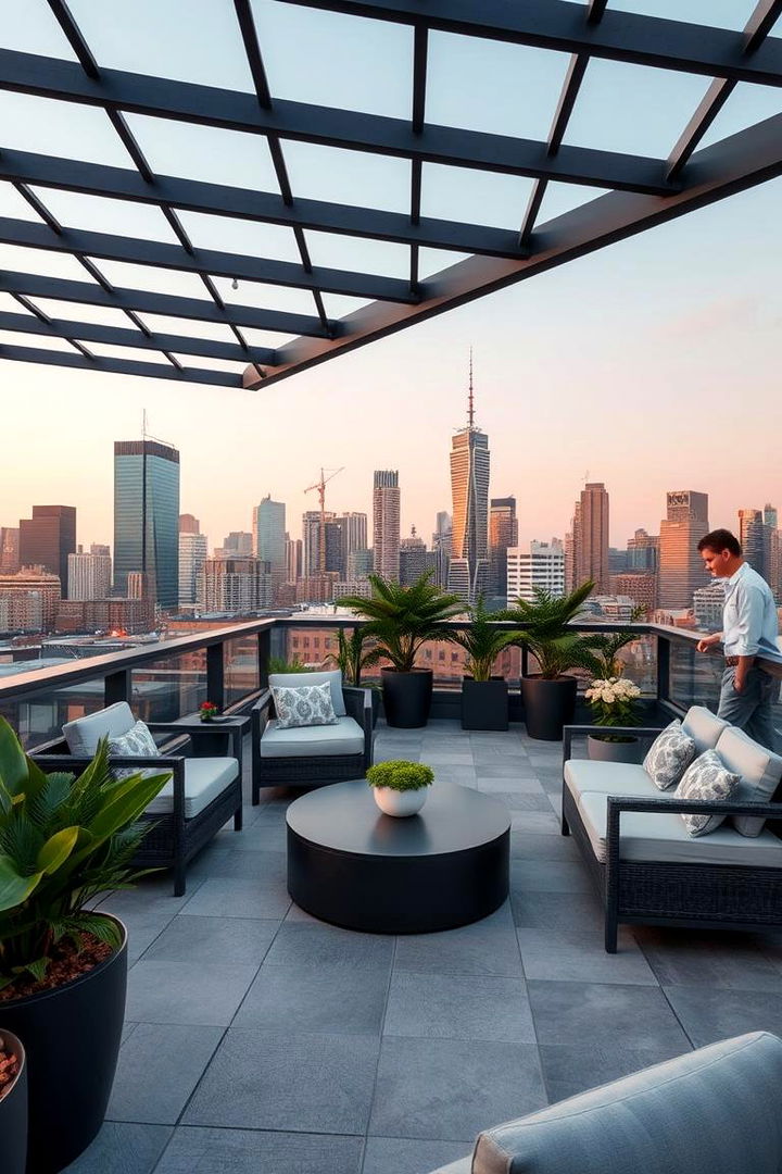 Urban Rooftop Escape - 22 Outdoor Living Room Ideas