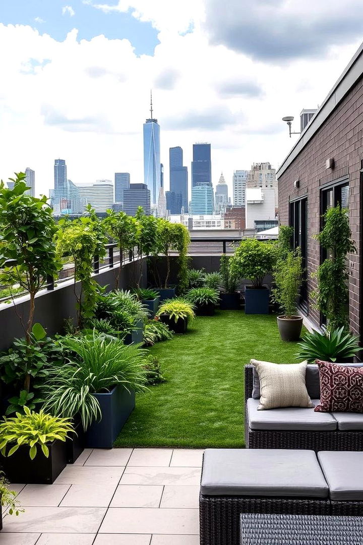 Urban Rooftop Garden Extension - 22 Modern Backyard Ideas