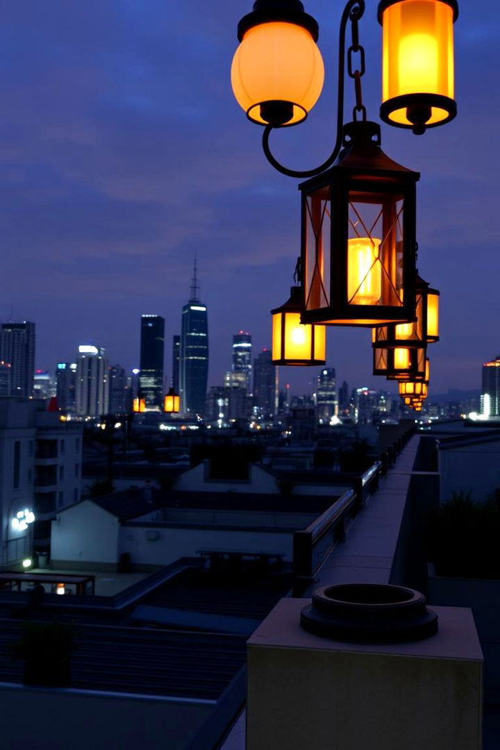Urban Rooftop Lantern Decor - 22 Lantern Decor Ideas