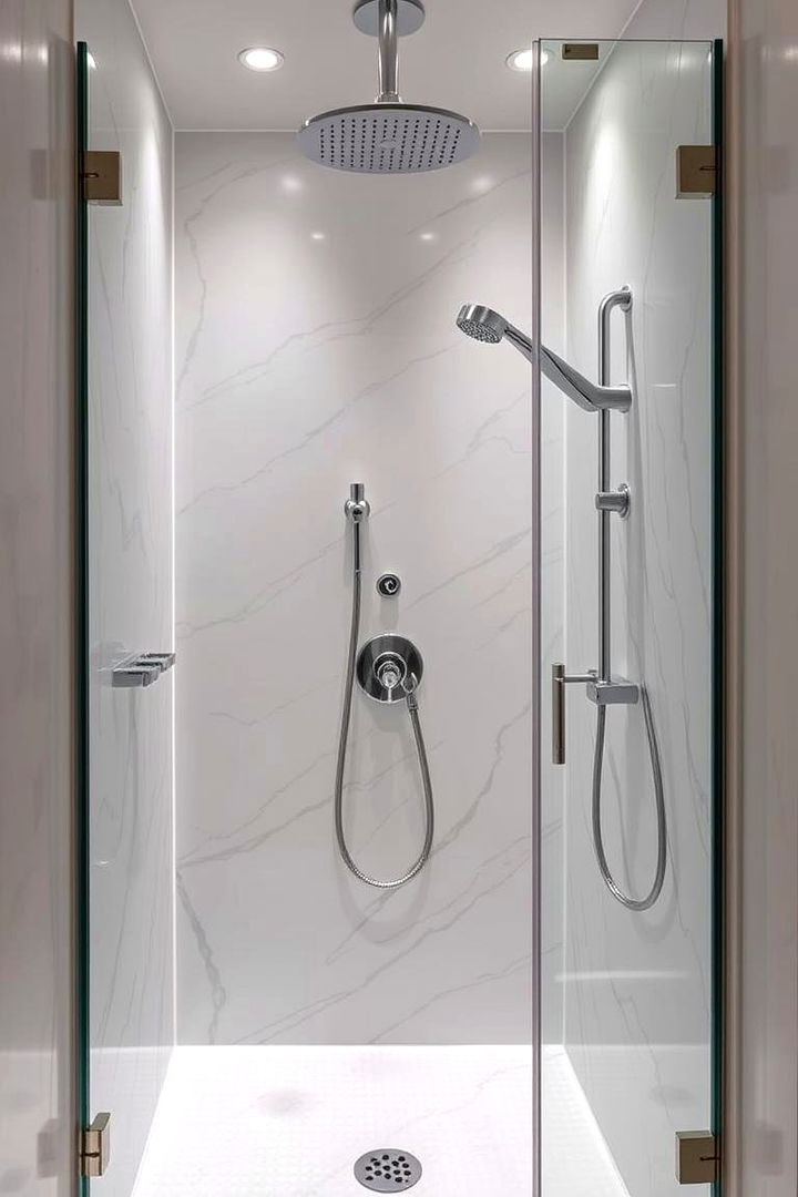 Urban Spa Retreat - 22 Corner Shower Ideas