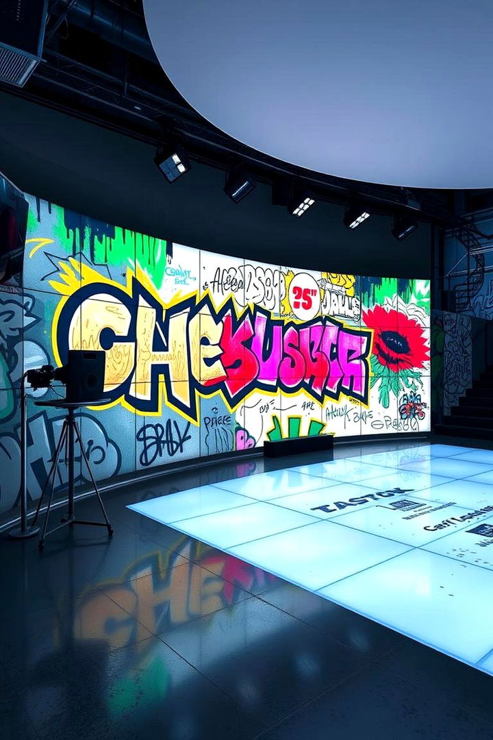 Urban Street Art Media Walls - 22 Media Wall Ideas