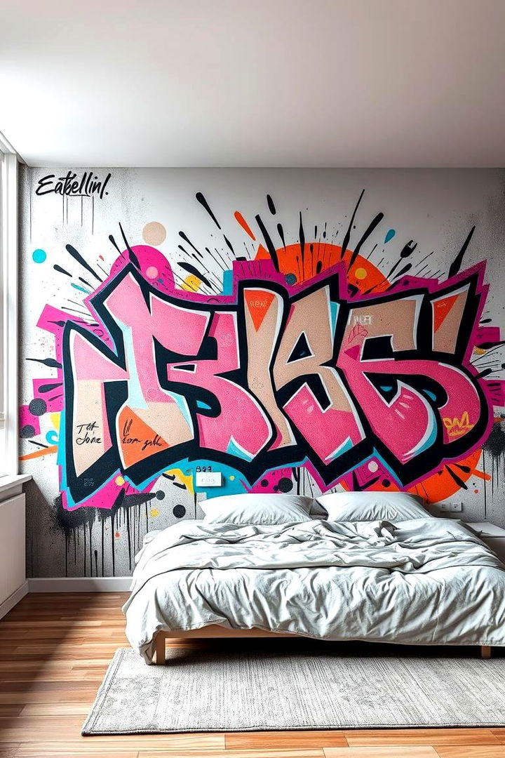 Urban Street Art for a Contemporary Edge - 22 Bedroom Wall Painting Ideas