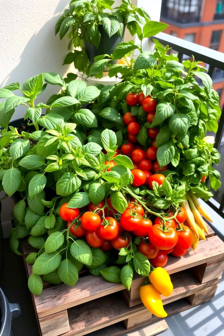 Urban Vegetable Vertical Garden - 22 Vertical Pallet Garden Ideas