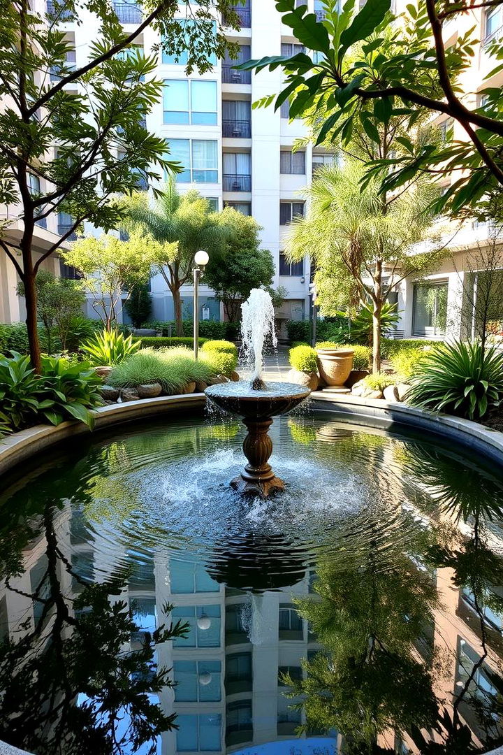 Urban Water Feature Garden - 22 Urban Garden Ideas