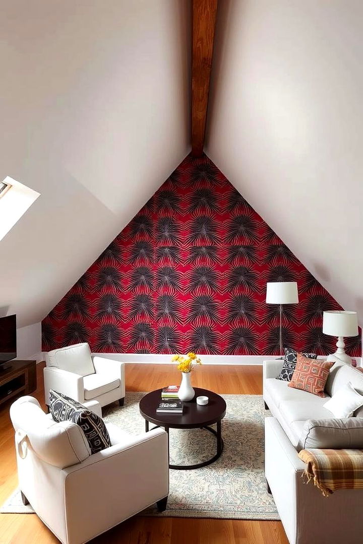 Use Accent Walls - 22 Low Ceiling Small Attic Room Ideas