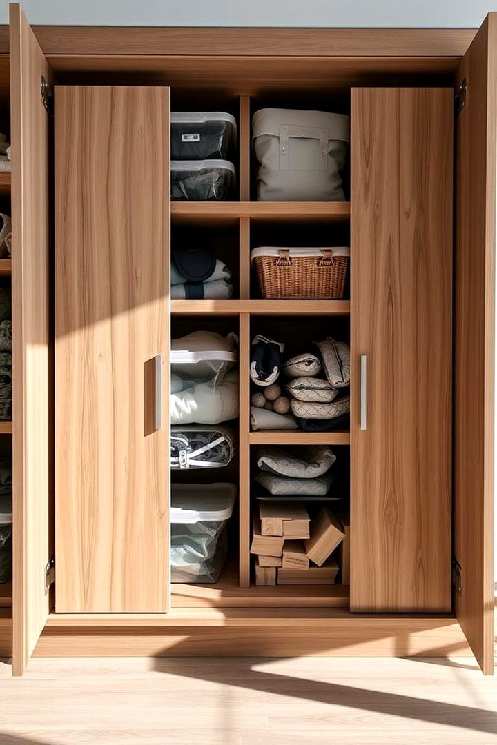 Use Cabinet Inserts for Deep Storage - 22 Kitchen Cabinet Organization Ideas