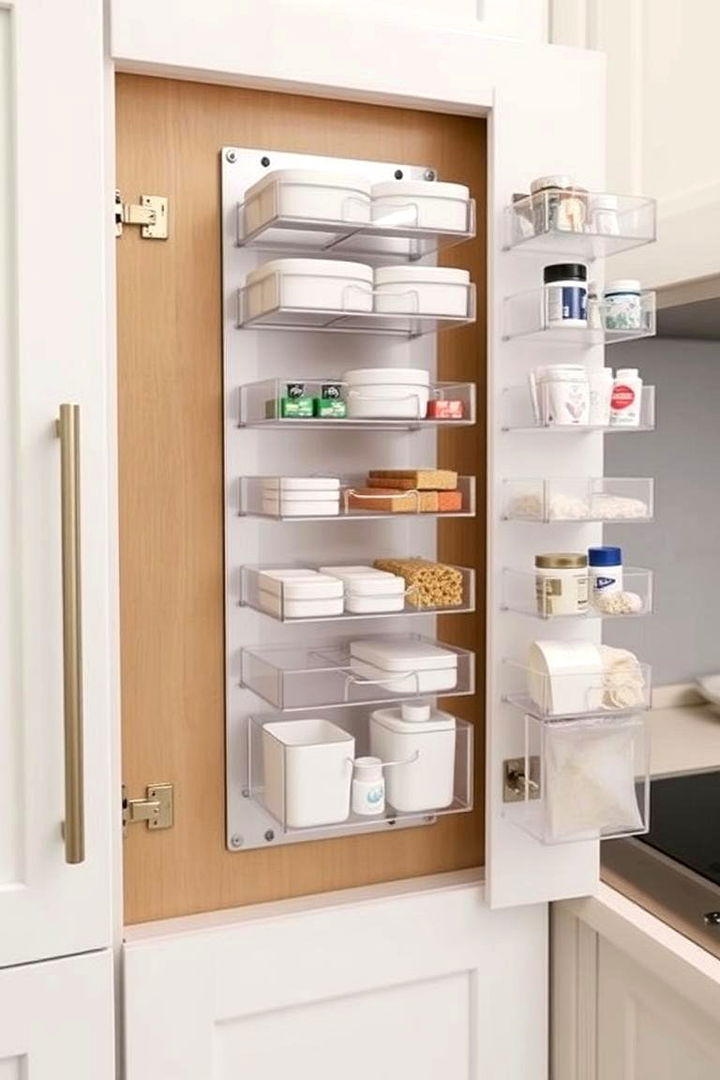Use Door Mounted Organizers - 22 Kitchen Cabinet Organization Ideas