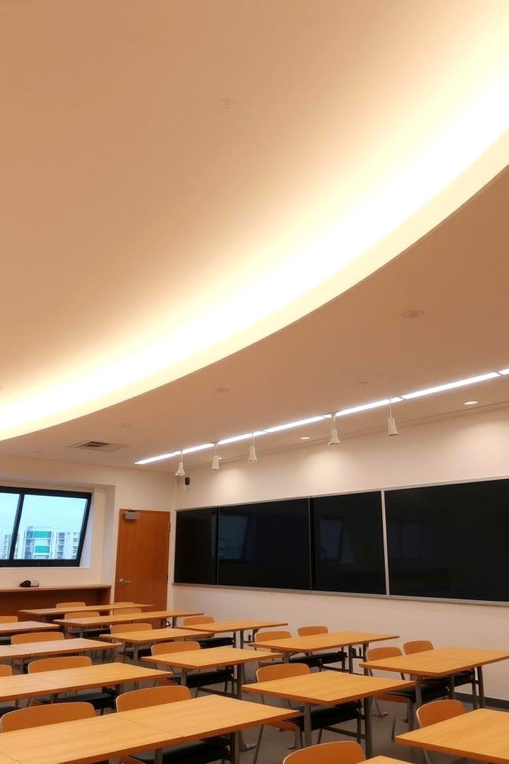 Use Indirect Lighting Techniques - 22 Classroom Lighting Ideas