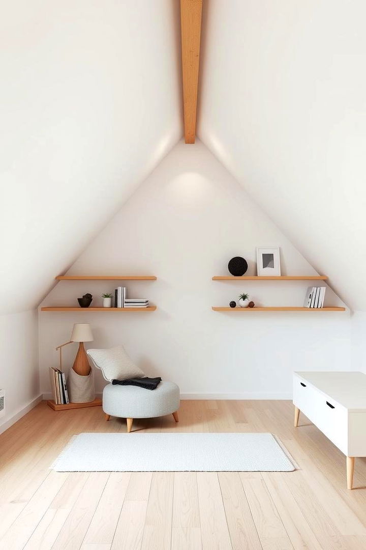 Use Low Profile Decor - 22 Low Ceiling Small Attic Room Ideas