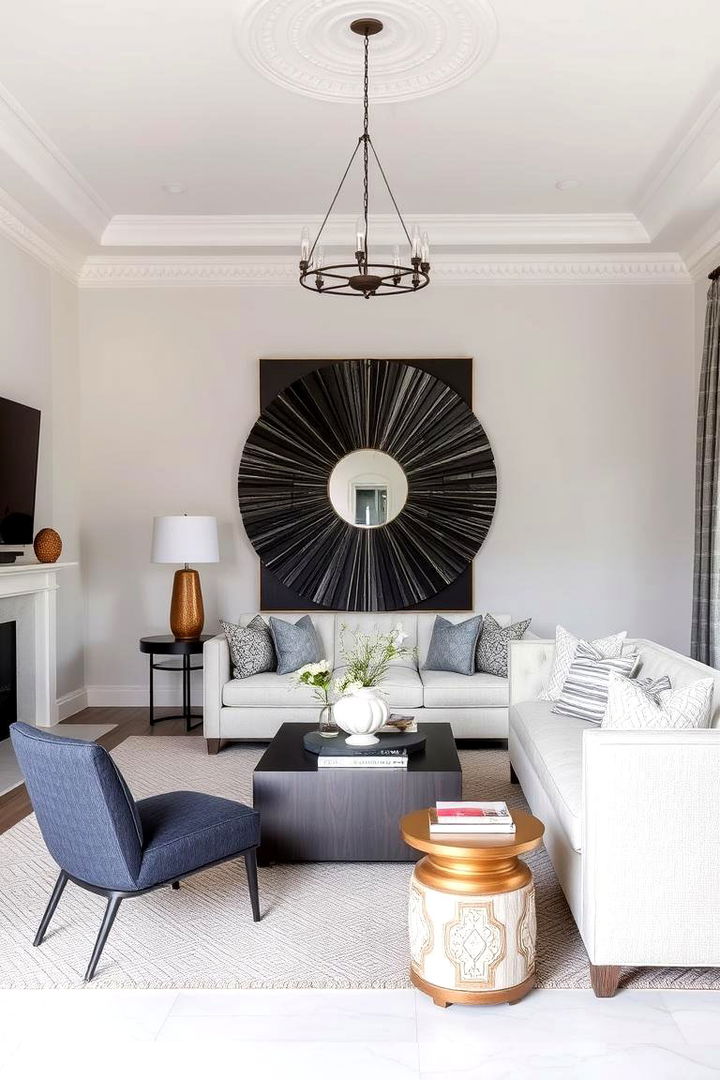 Use of Statement Pieces - 22 Transitional Interior Design Ideas