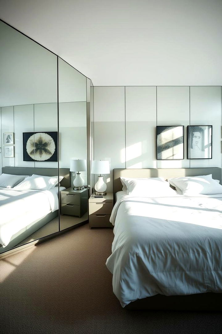 Using Mirrors to Amplify Space - 22 L-shaped Bedroom Layout Ideas