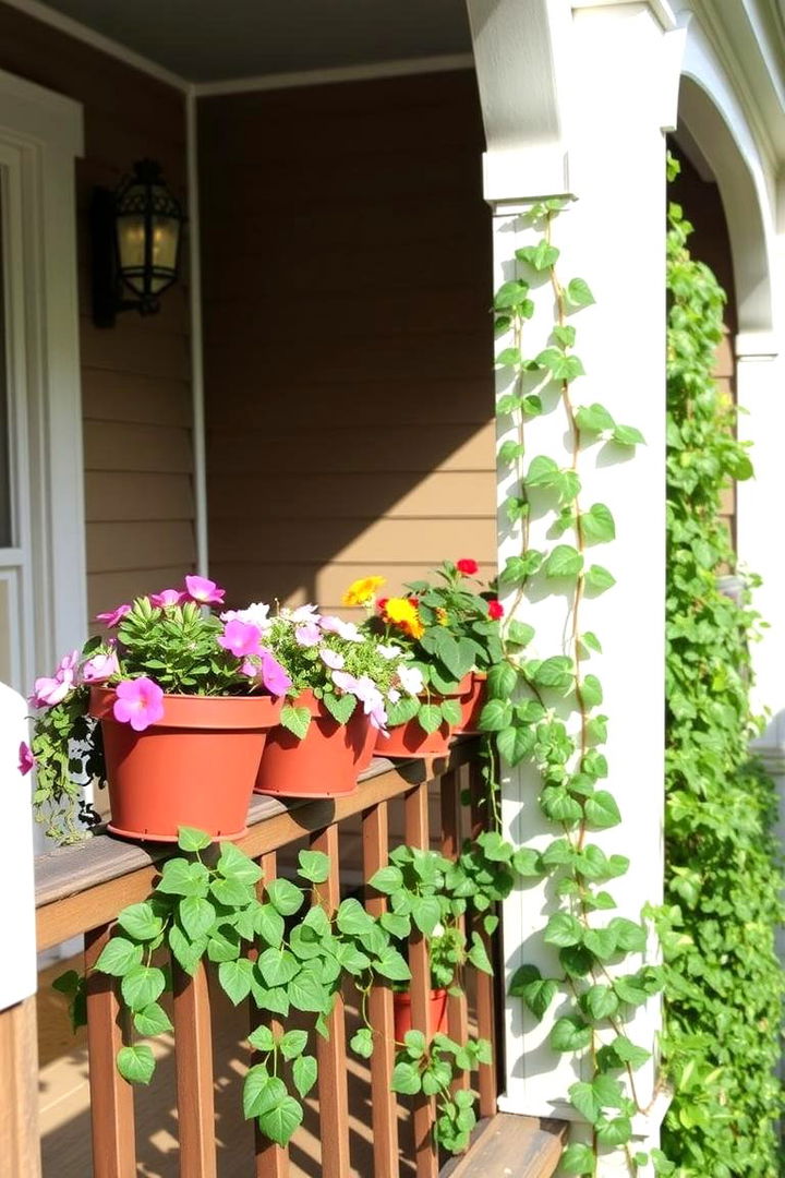 Using Vertical Gardens to Add Life - 22 Small Cape Cod Front Porch Ideas