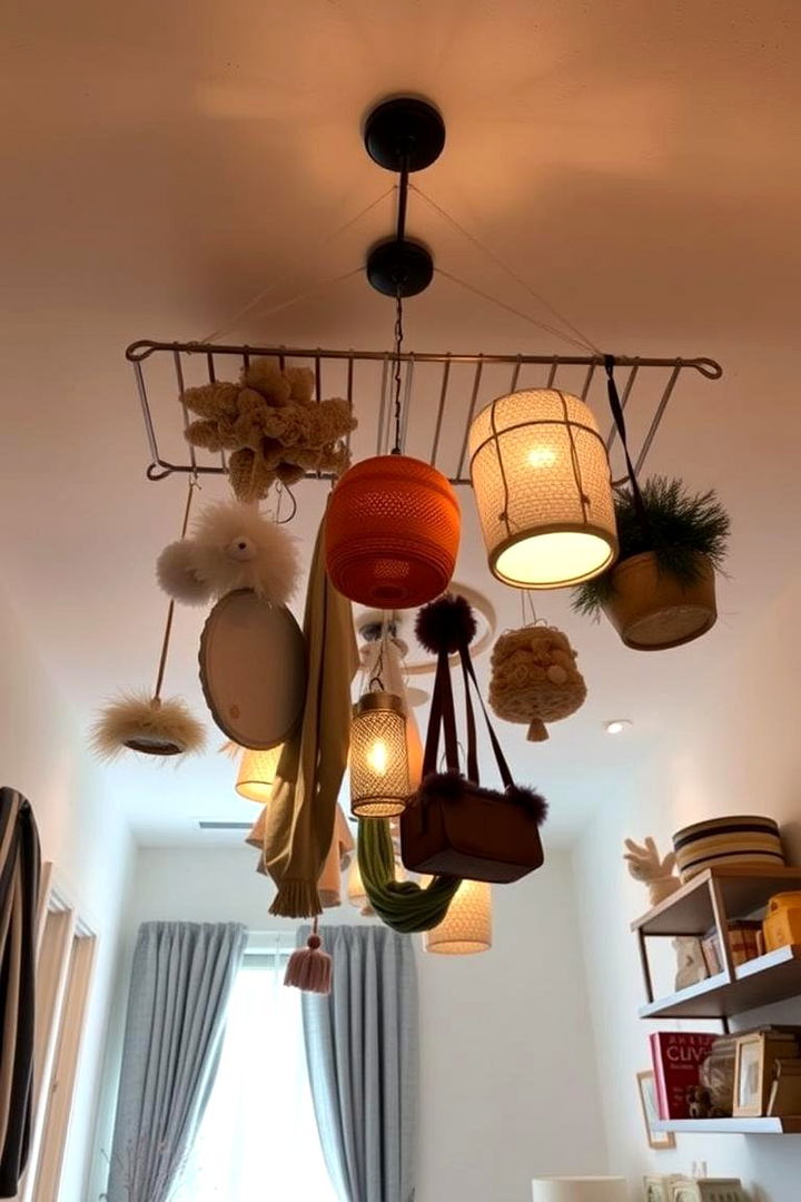 Utilizing Ceiling Space - 22 Small Apartment Storage Ideas