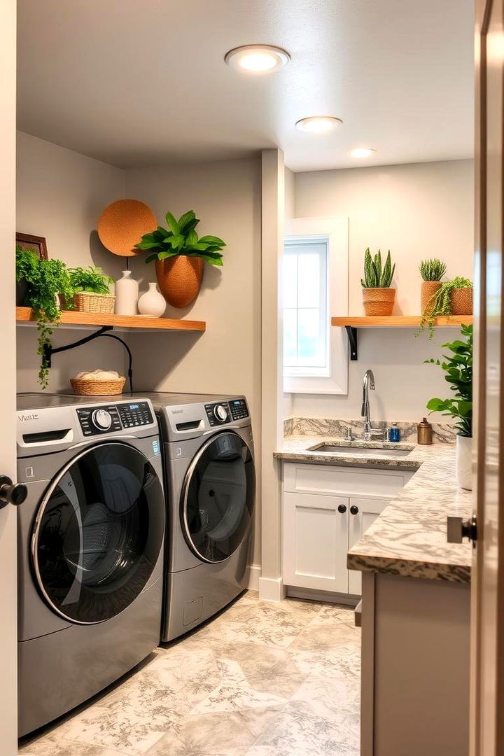 Utilizing Eco Friendly Materials for Sustainability - 22 basement laundry room ideas