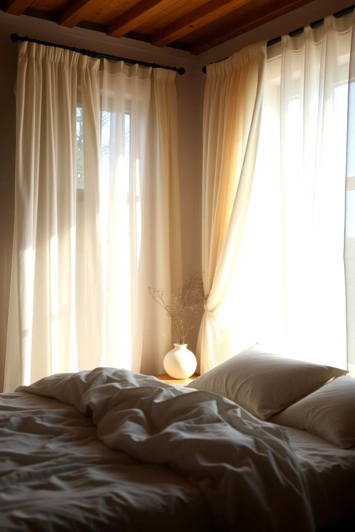 Utilizing Natural Window Light - 22 Bedroom Lighting Ideas