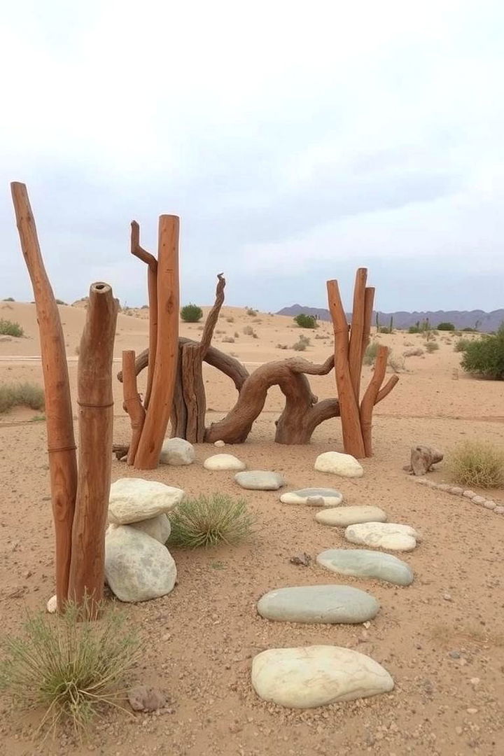 Utilizing Recycled Materials - 22 Desert Landscape Ideas