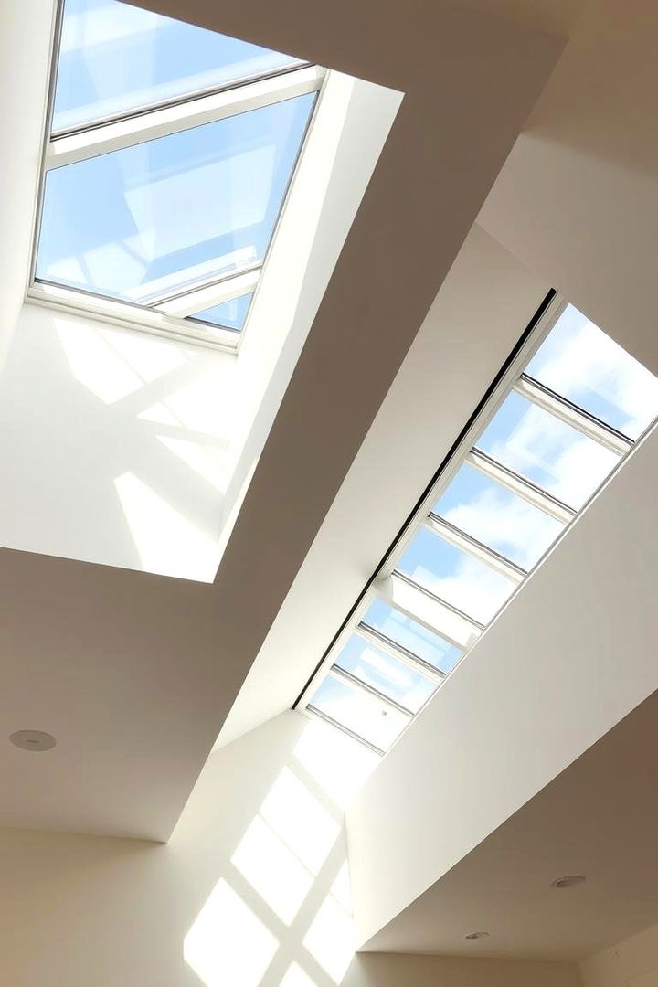 Utilizing Skylights in Conjunction with Ceiling Lighting - 22 Drop Ceiling Lighting Ideas