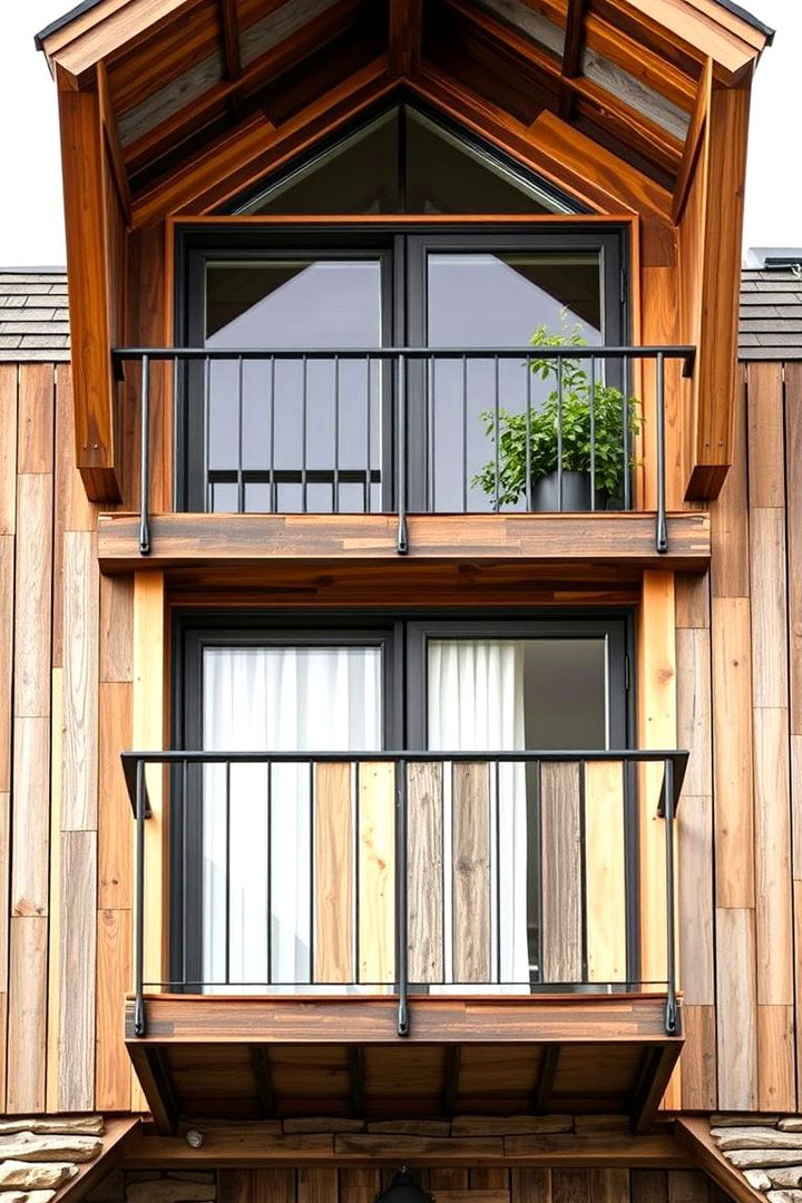 Utilizing Sustainable Materials for Eco Friendly Style - 22 Dormer Balcony Ideas