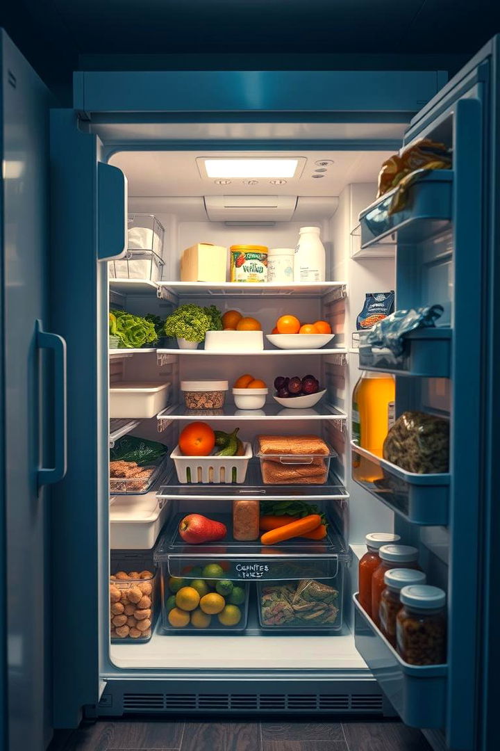 Utilizing Temperature Zones Effectively - 22 Fridge Organization Ideas