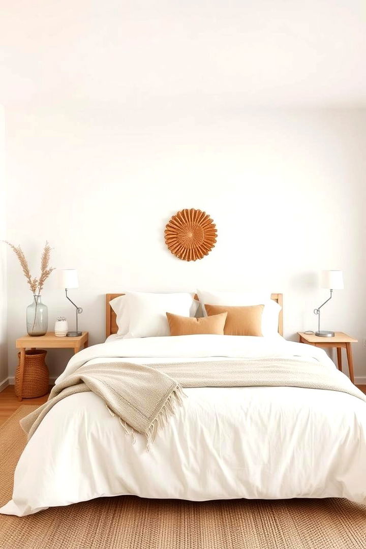 Utilizing a Neutral Color Palette - 22 Farmhouse Bedroom Ideas