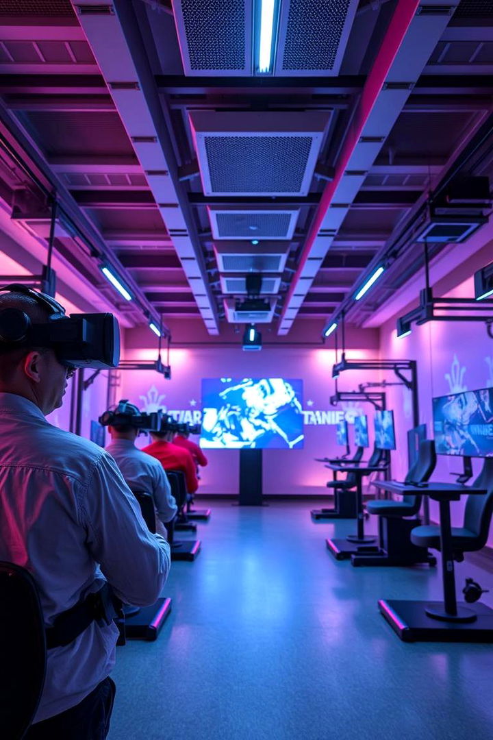 VR Gaming Zone - 22 Game Room Ideas