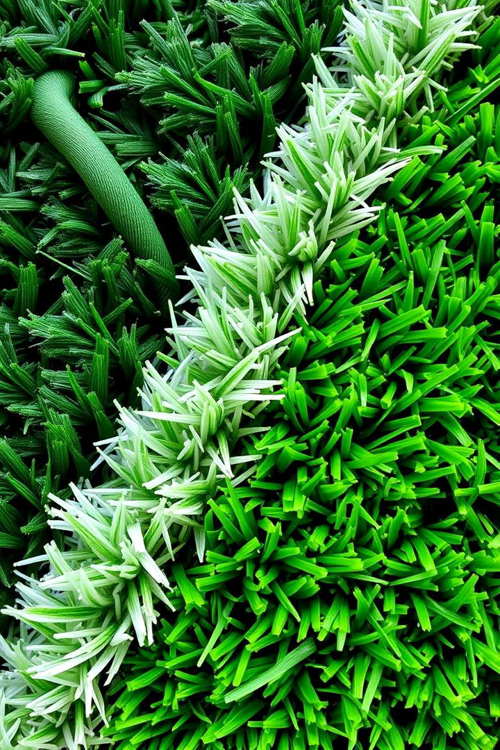 Variety of Textures and Finishes - 22 Artificial Grass Balcony Design
